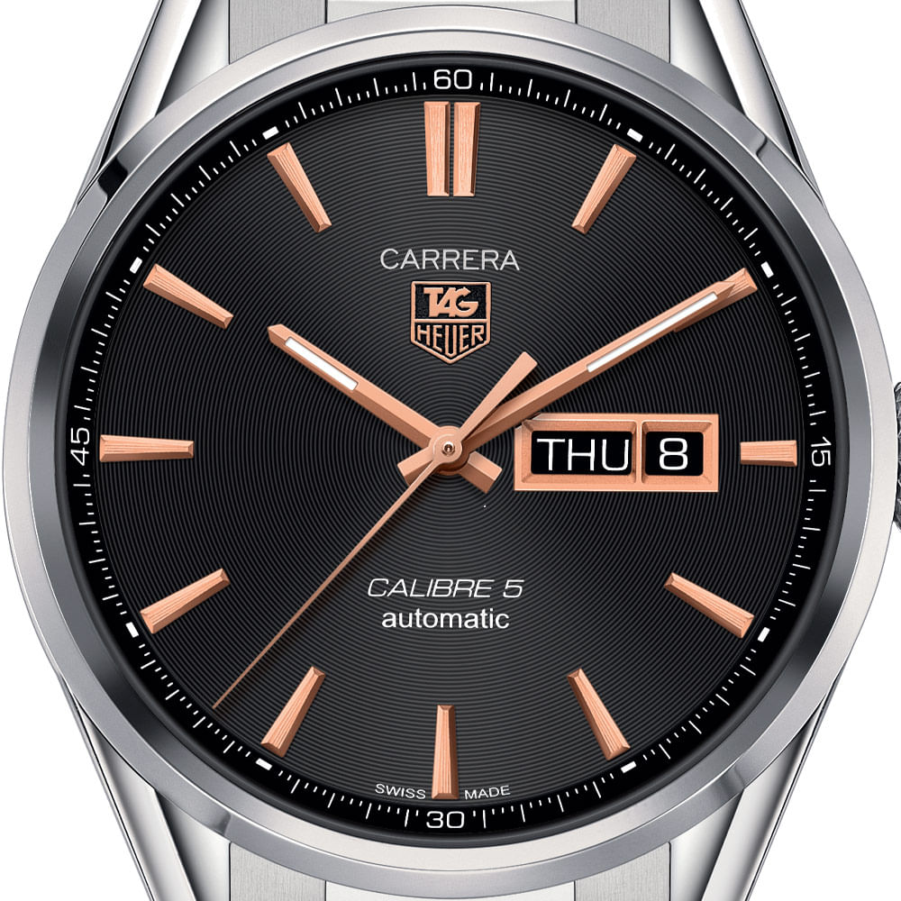 Rel gio TAG Heuer Carrera Calibre 5 Masculino WAR201C.BA0723