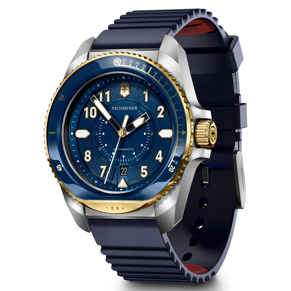 Victorinox inox online azul