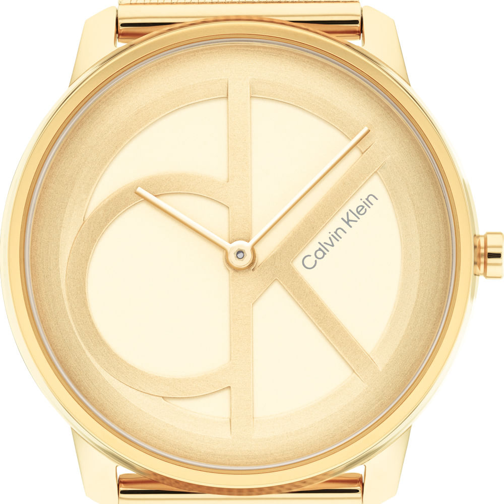 Relógio Calvin Klein Feminino Aço Dourado 25200246