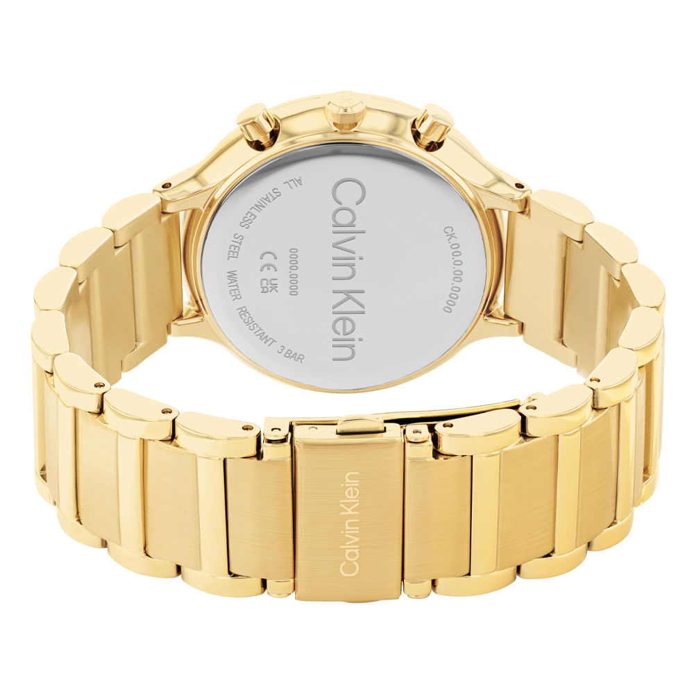 Relógio Calvin Klein Feminino Aço Dourado 25200246