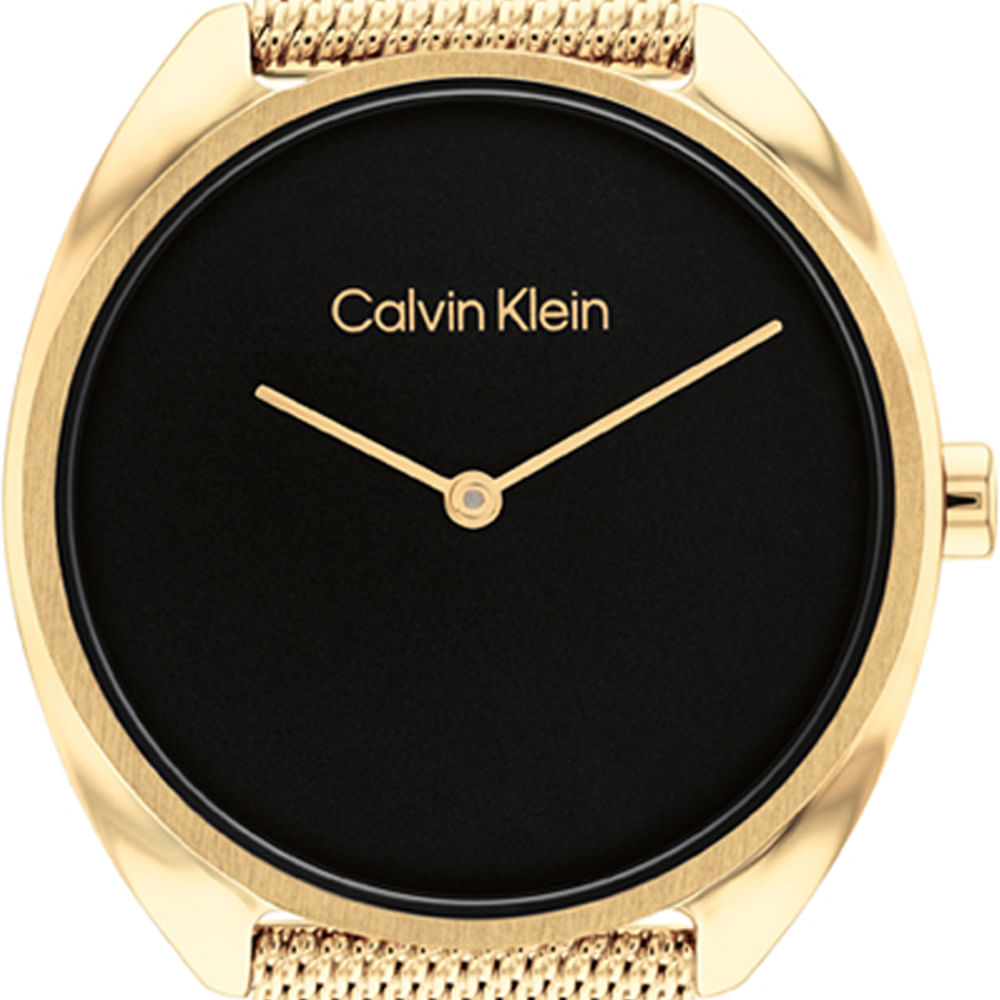 Relógio Calvin Klein Feminino Aço Dourado 25200246