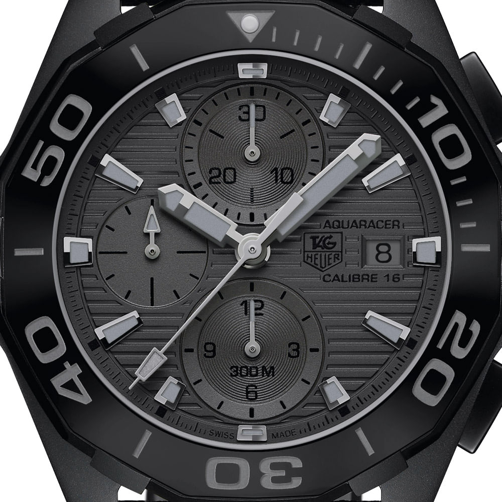 Rel gio TAG Heuer Aquaracer Masculino Nylon Preto CAY218B.FC6370