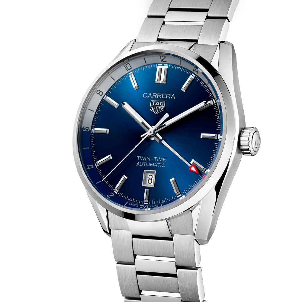 Rel gio TAG Heuer Carrera Twin Time Masculino WBN201A.BA0640