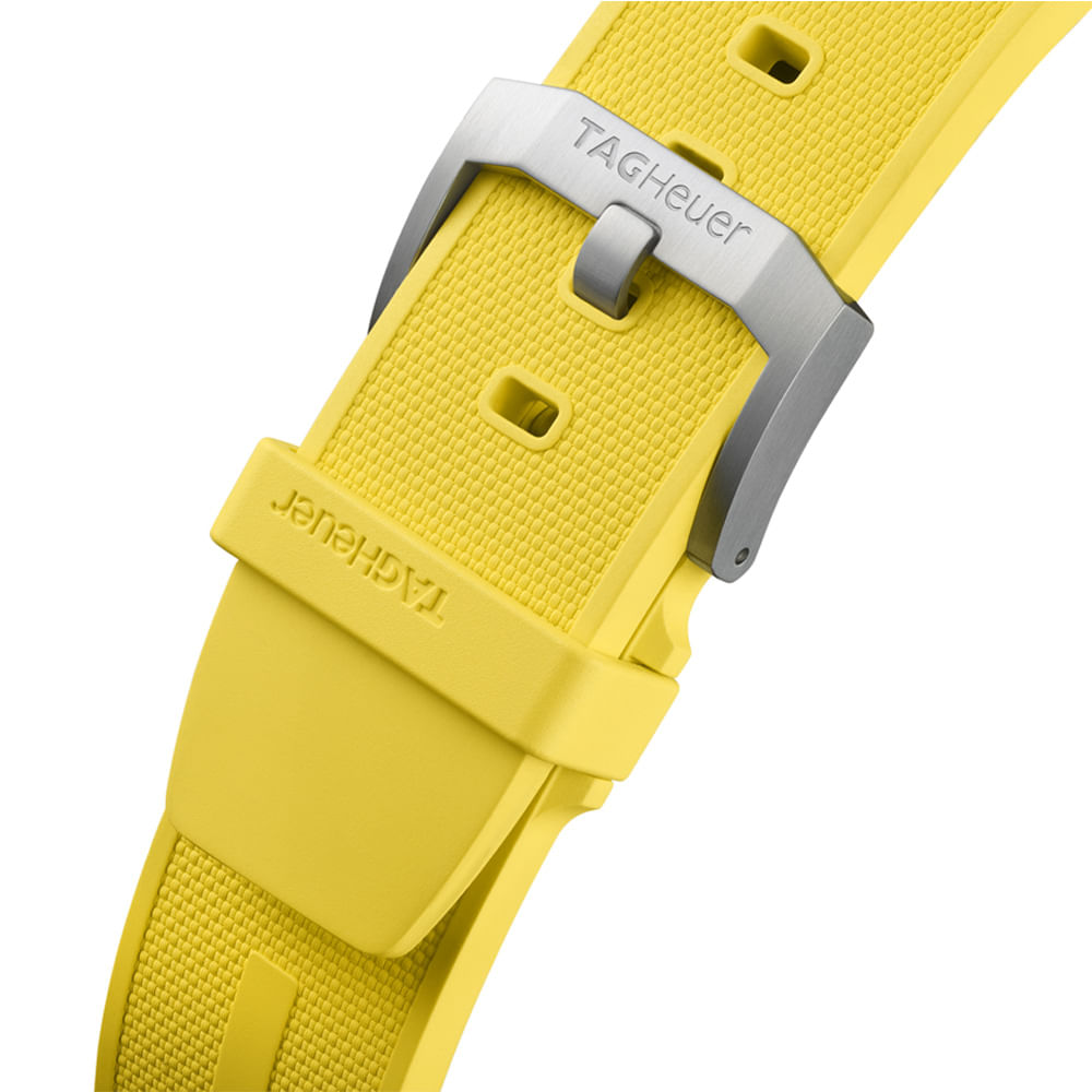 Rel gio TAG Heuer F rmula 1 Masculino Borracha Amarelo CAZ101AM.FT8054