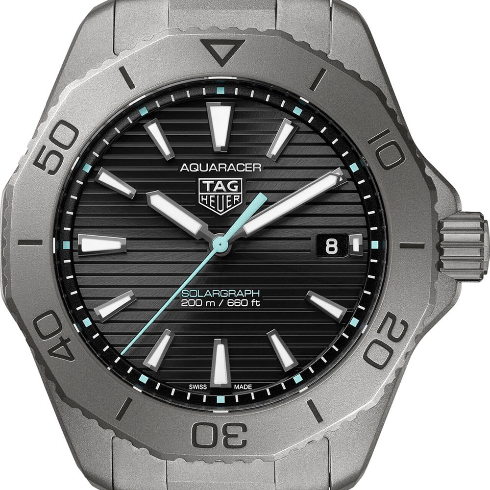 Rel gio TAG Heuer Aquaracer Masculino Tit nio WBP1180.BF0000