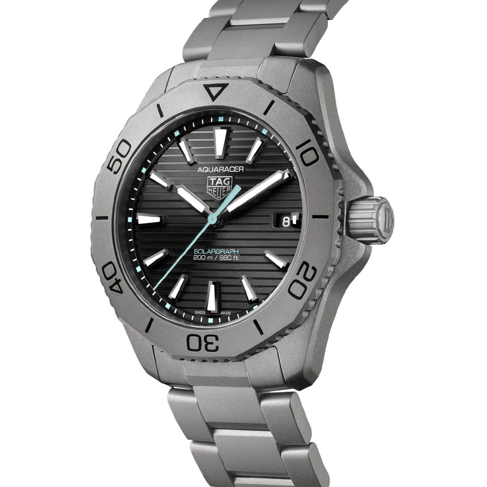 Rel gio TAG Heuer Aquaracer Masculino Tit nio WBP1180.BF0000