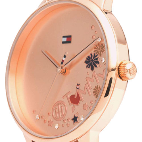 Rel gio Tommy Hilfiger Feminino Couro Rosa 1781983