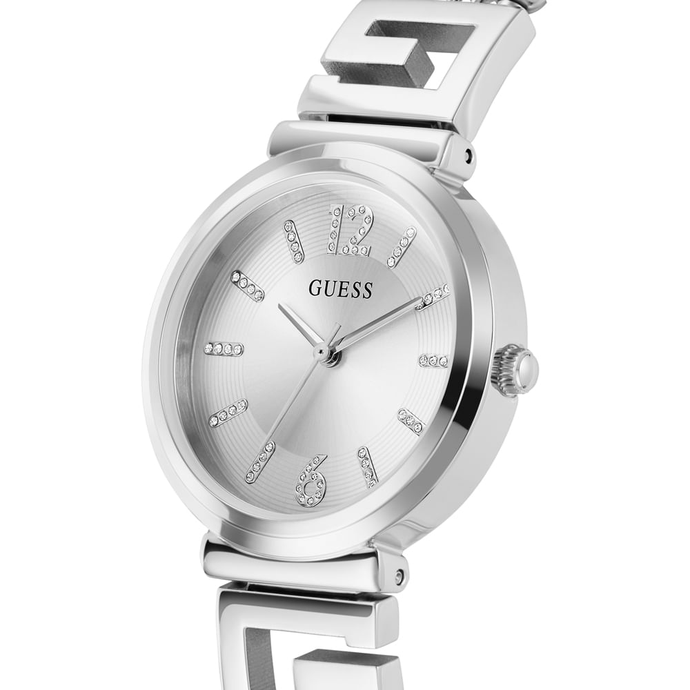 Relógio Guess Ladies Trend Feminino Aço Prateado GW0545L1