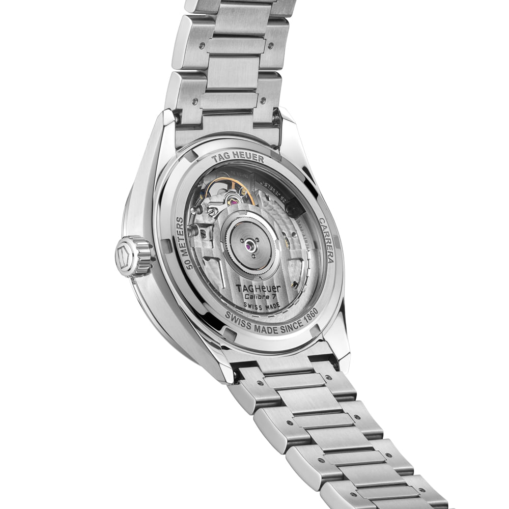 Rel gio Tag Heuer Carrera Feminino A o Prateado WBN2312.BA0001