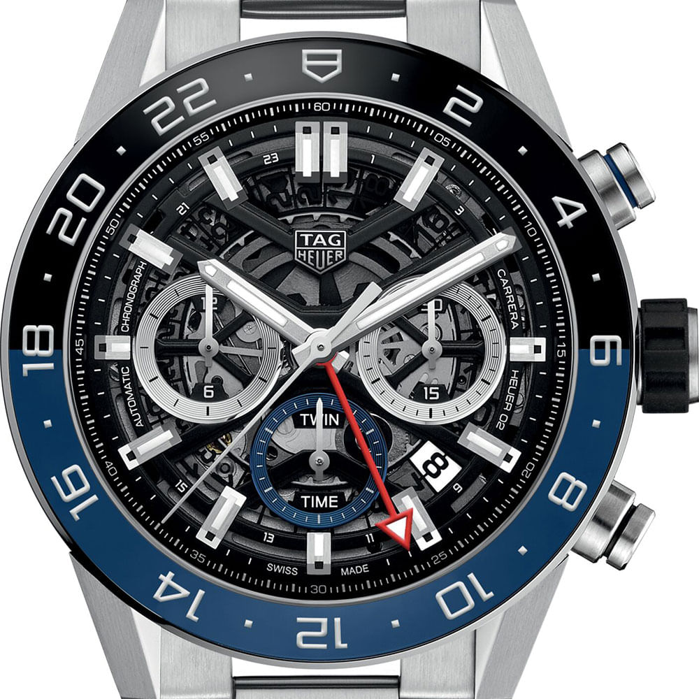 Rel gio Tag Heuer Carrera Masculino A o Prateado CBG2A1Z.BA0658