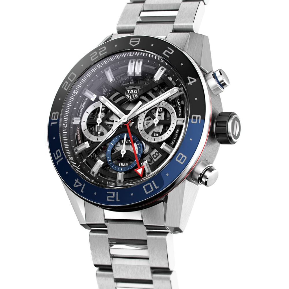 Rel gio Tag Heuer Carrera Masculino A o Prateado CBG2A1Z.BA0658