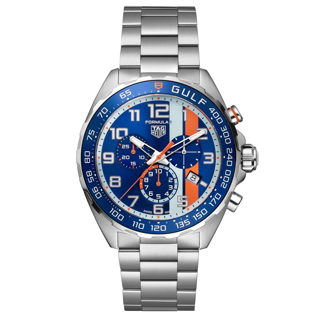 Rel gio TAG Heuer Formula 1 Masculino Borracha Preta WAZ2115.FT8023