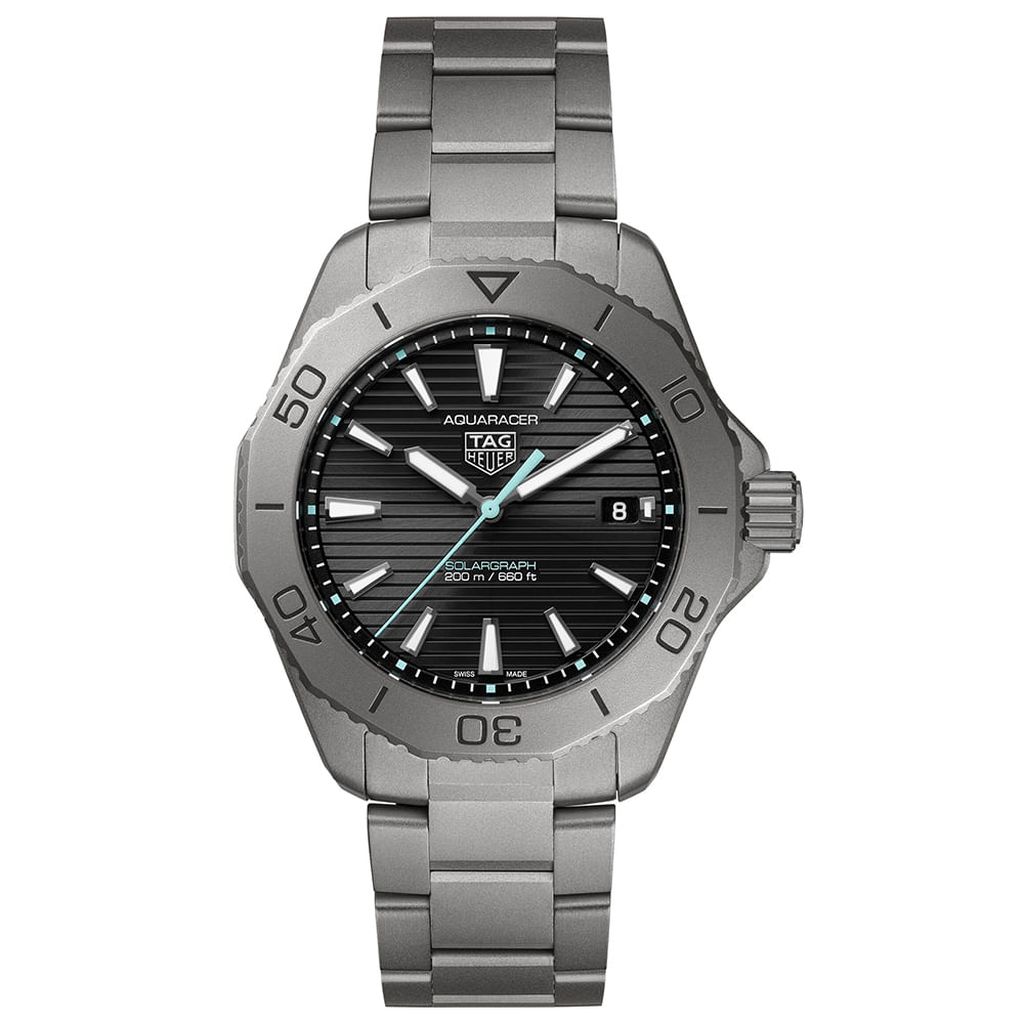 Rel gio TAG Heuer Aquaracer Masculino Tit nio WBP1180.BF0000