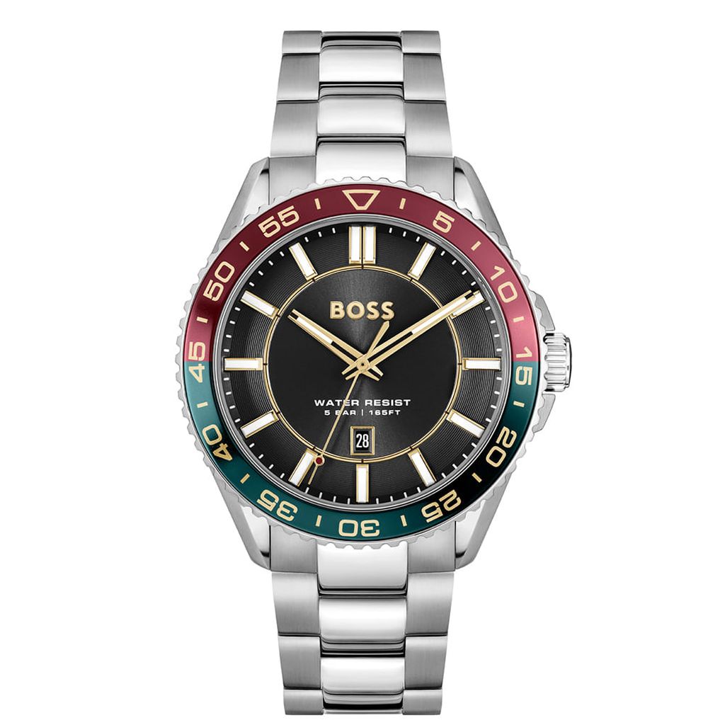 Caneta Hugo Boss Metal Cinza Escuro Hsi4655d